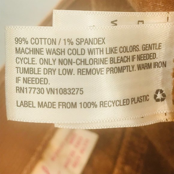 Isabel Maternity Ingrid/Isabel Women's Size 4 Side Panel Brown Carpenter Short - Picture 6 of 16